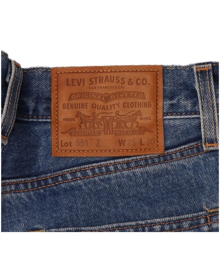 Blugi drepti 551 pentru femei Levi's W26 L30 Bumbac albastru