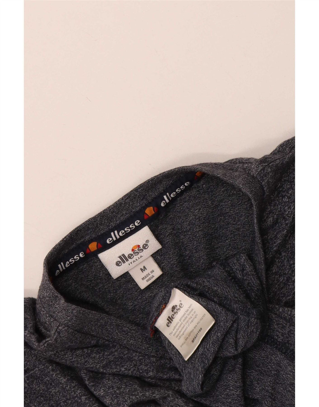 Tricou cu grafic pentru bărbați Ellesse Top din bumbac cu pete gri mediu