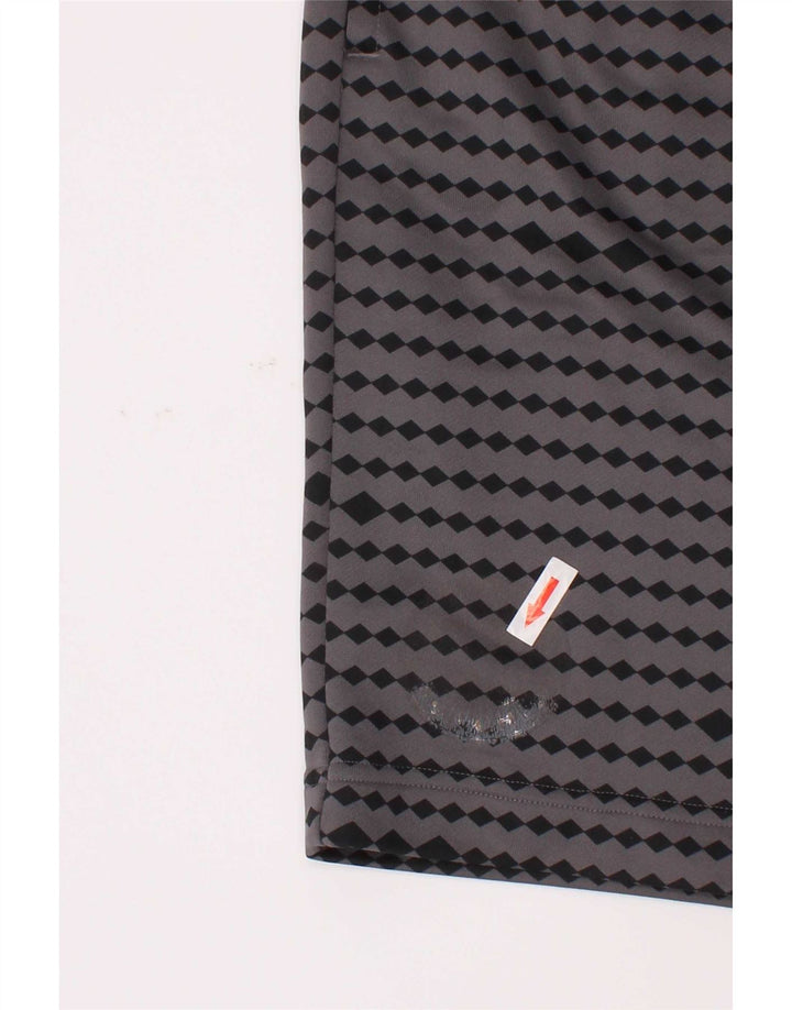 Pantaloni scurți sport adidas băieți 13-14 ani poliester geometric gri