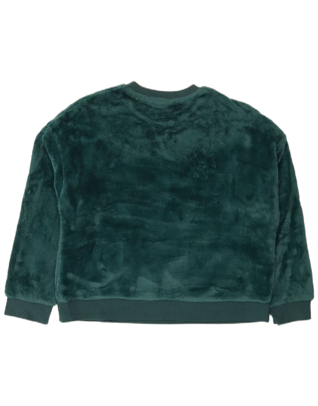 Pulover din velur pentru femei Marks & Spencer, UK 14, verde mediu