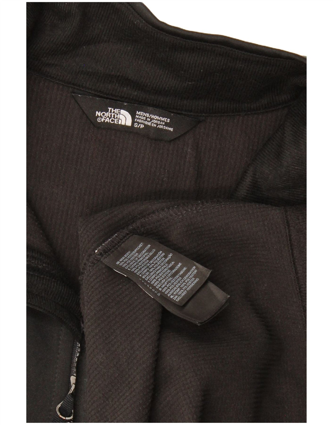 THE NORTH FACE Mens Tracksuit Top Jacket Small Black Polyester Sports