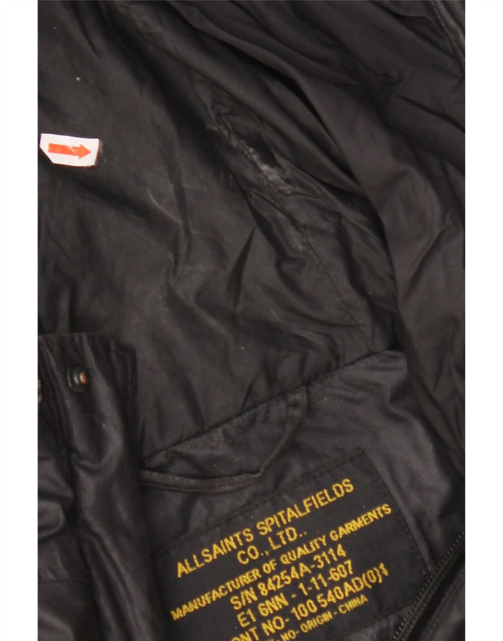 Jachetă cu glugă pentru bărbați ALL SAINTS UK 38 Medium Black