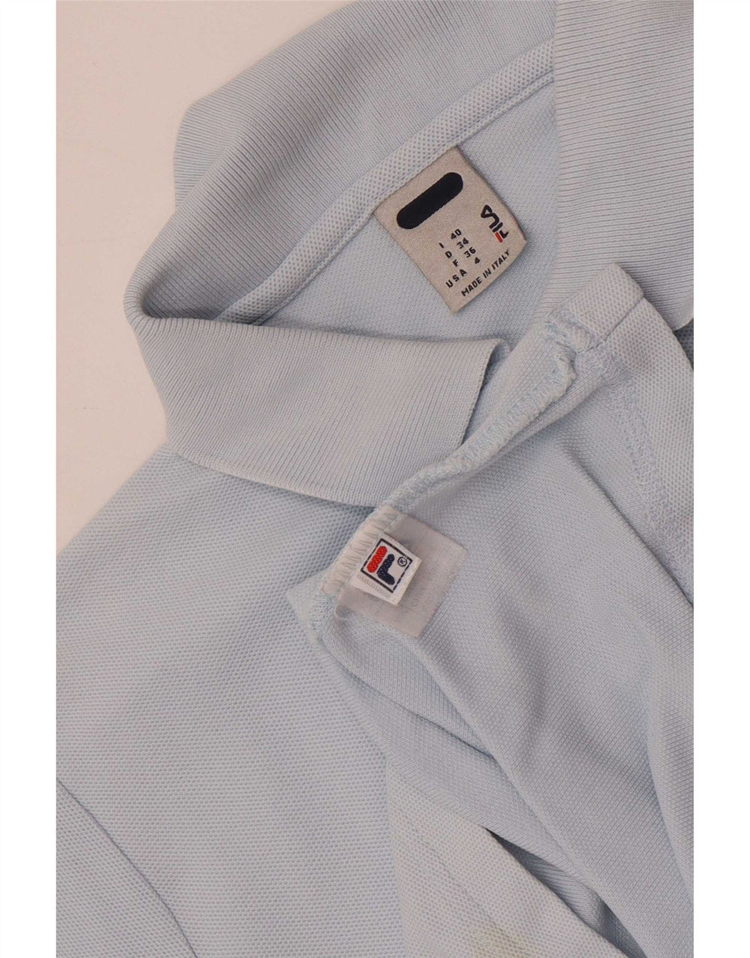 Tricou Polo Crop Femei Fila IT 40 Small Blue Bumbac