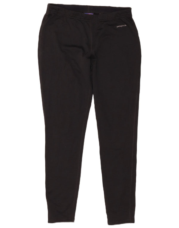 Leggings Patagonia Polartec pentru femei UK 16 Poliester negru mare