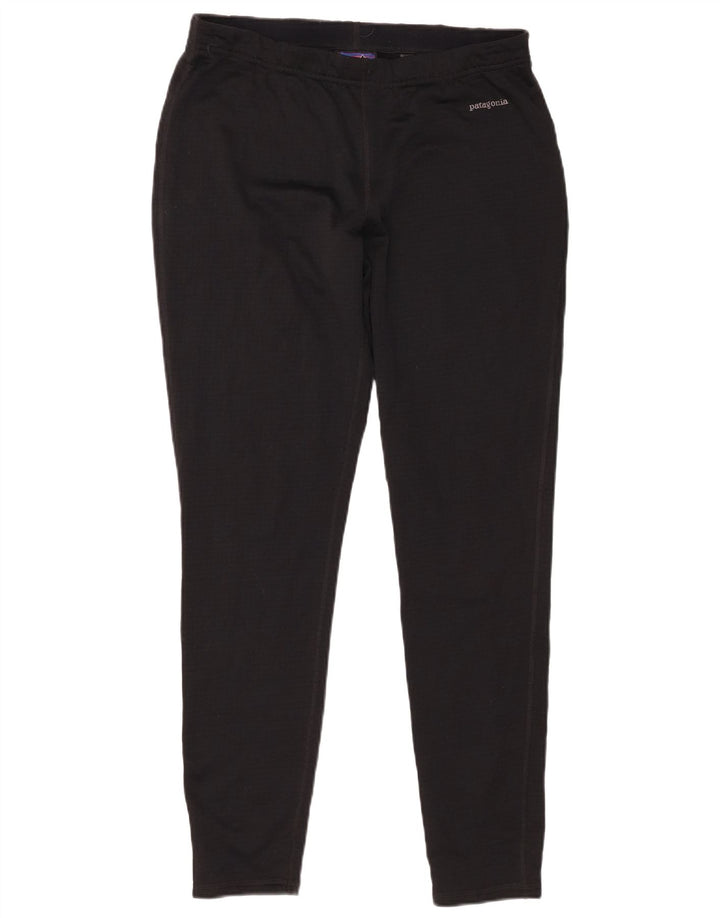 Leggings Patagonia Polartec pentru femei UK 16 Poliester negru mare