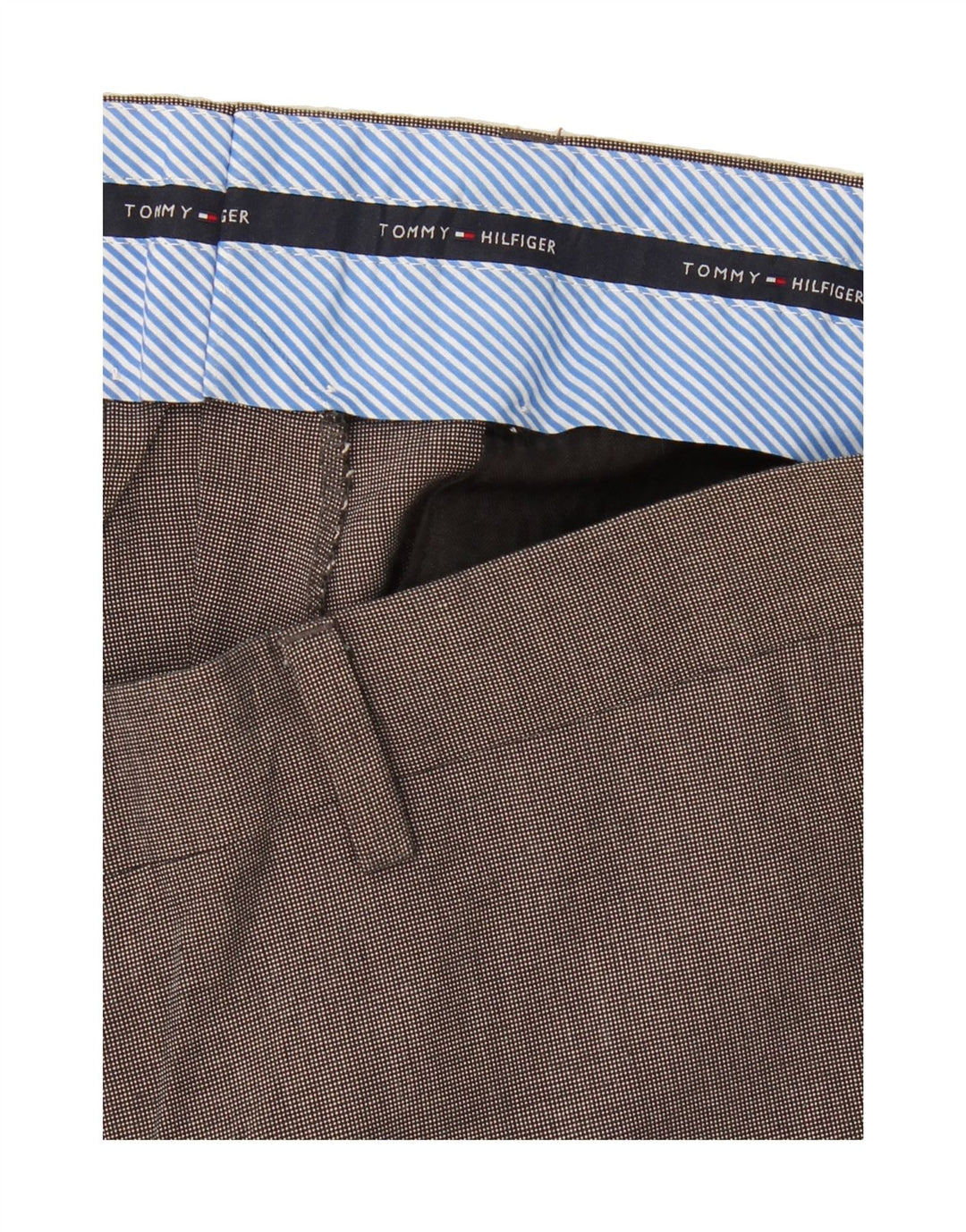 TOMMY HILFIGER Mens Straight Suit Trousers W36 L31 Grey Vintage Tommy Hilfiger and Second-Hand Tommy Hilfiger from Messina Hembry 