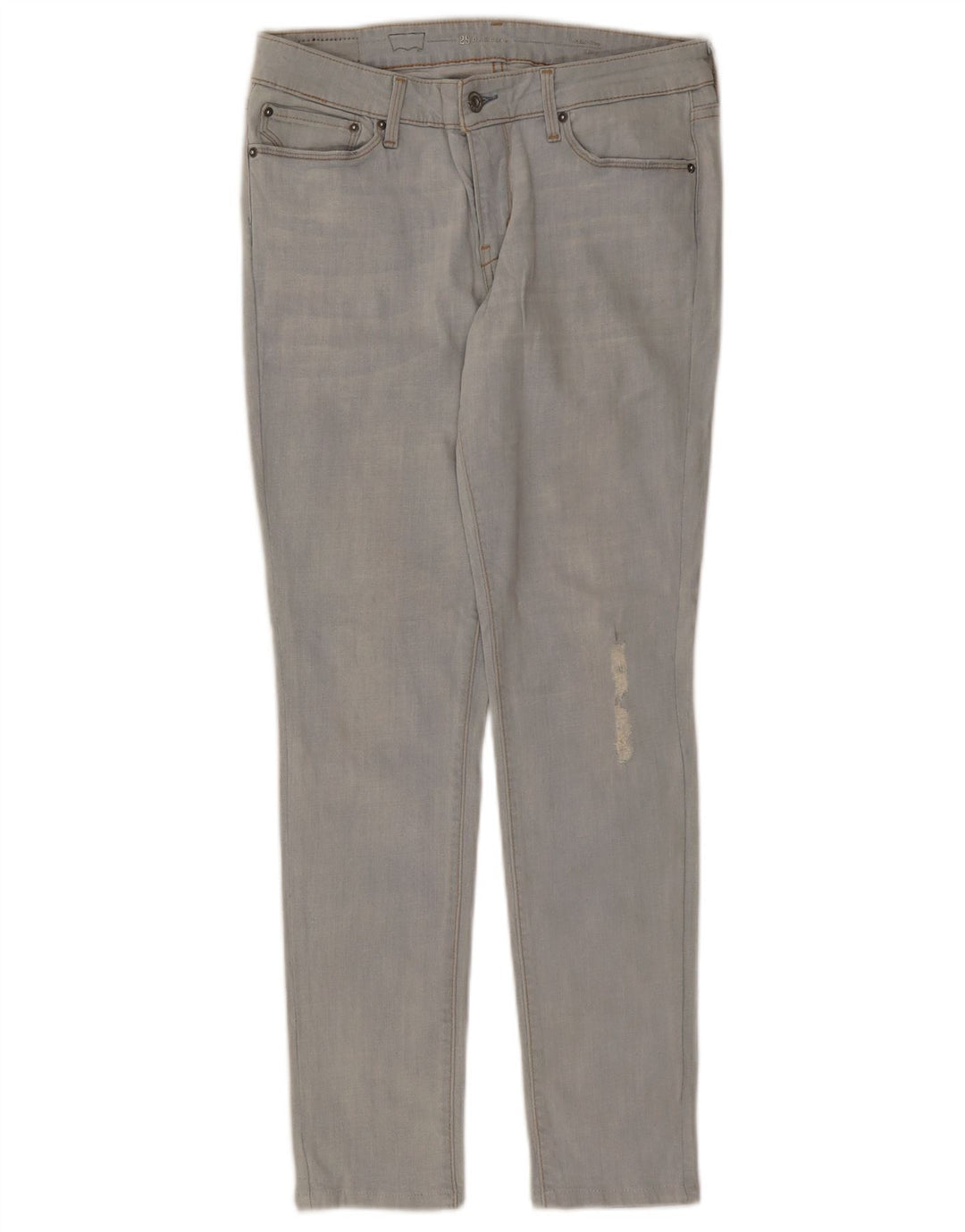 Blugi skinny de damă LEVI'S Demi Curve distressed W29 L29 Albastru