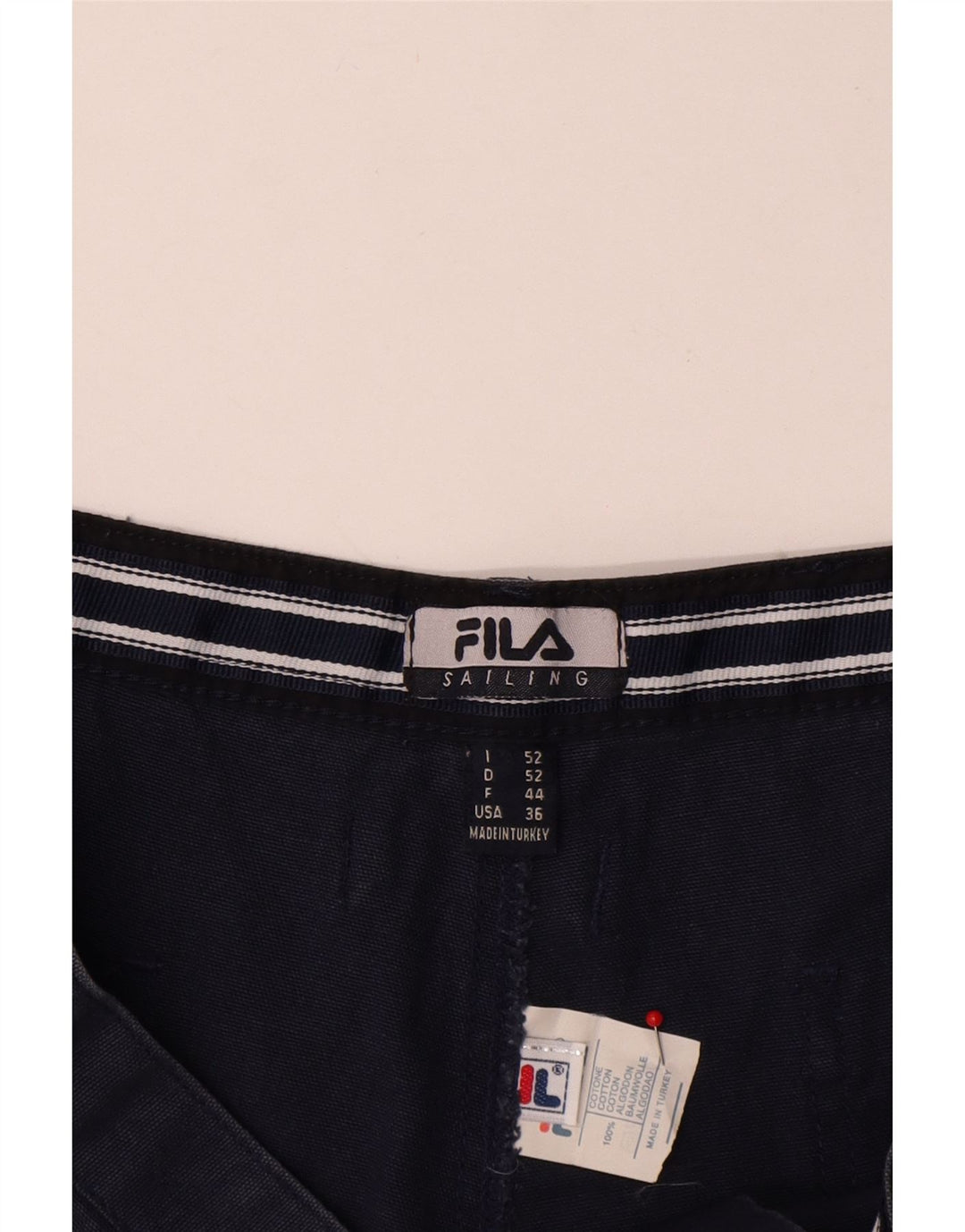 Pantaloni scurți cargo FILA pentru bărbați IT 52 XL W36 Bumbac bleumarin