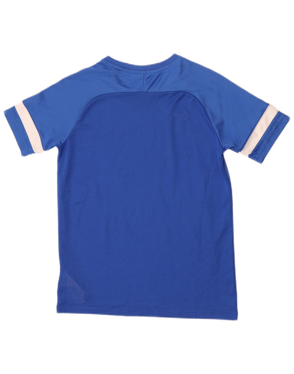 Tricou Nike pentru băieți Top 13-14 ani XL poliester cu dungi albastre sport