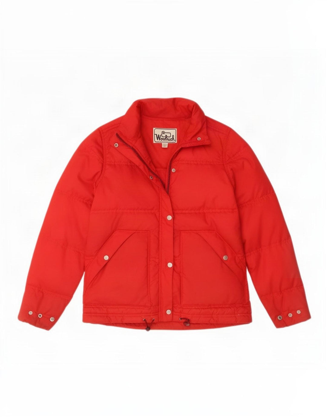 Jachetă căptușită supradimensionată pentru femei Woolrich UK 10 Poliester roșu mic