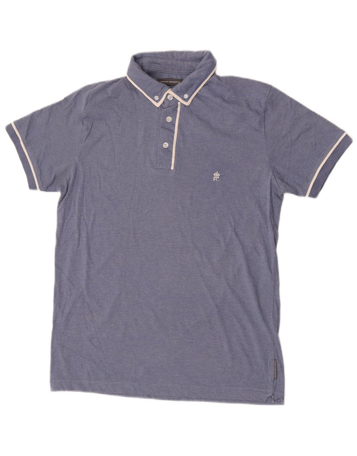 Tricou polo pentru bărbați French Connection, bumbac albastru mic