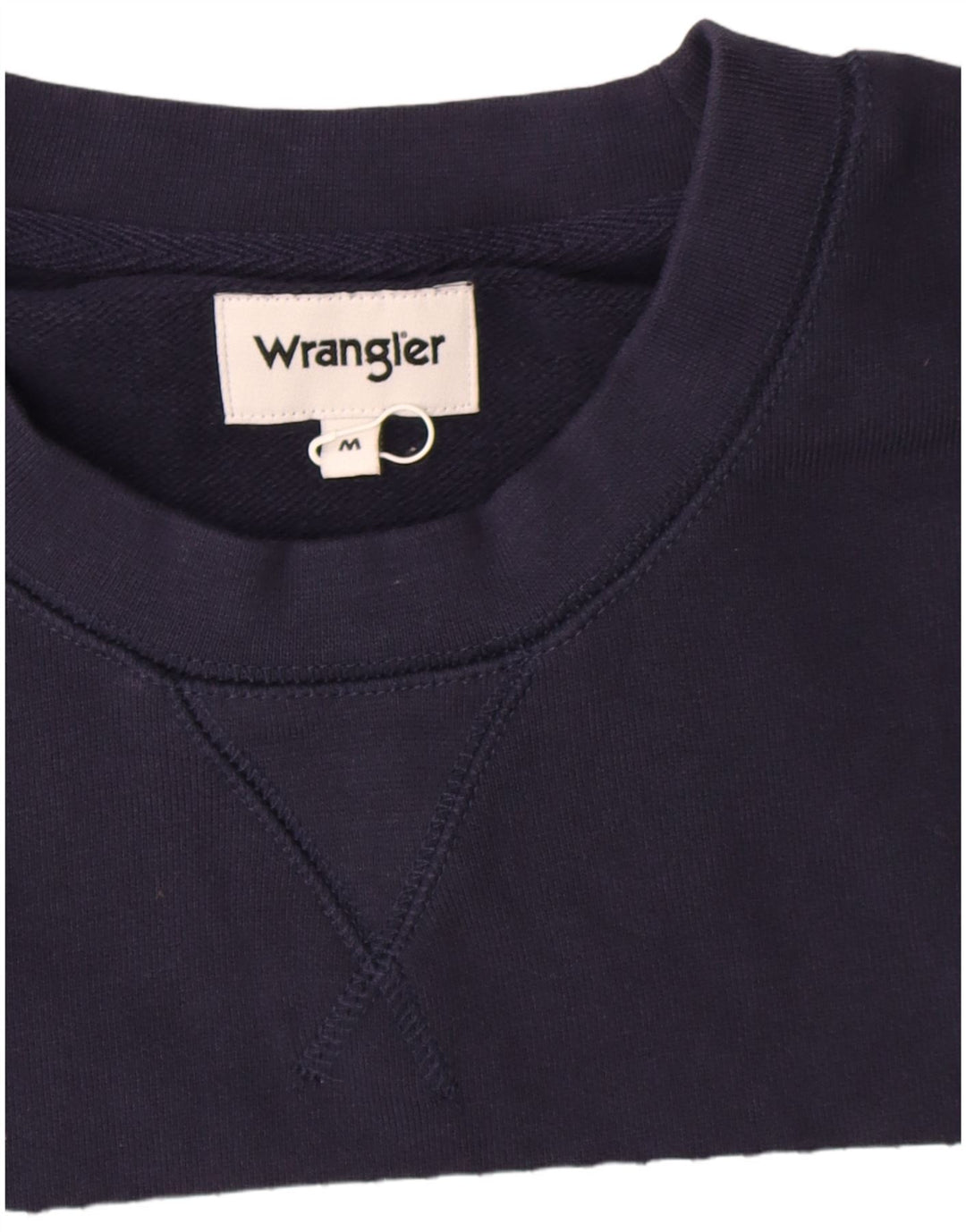 Hanorac grafic pentru bărbați Wrangler Pulover mediu din bumbac bleumarin