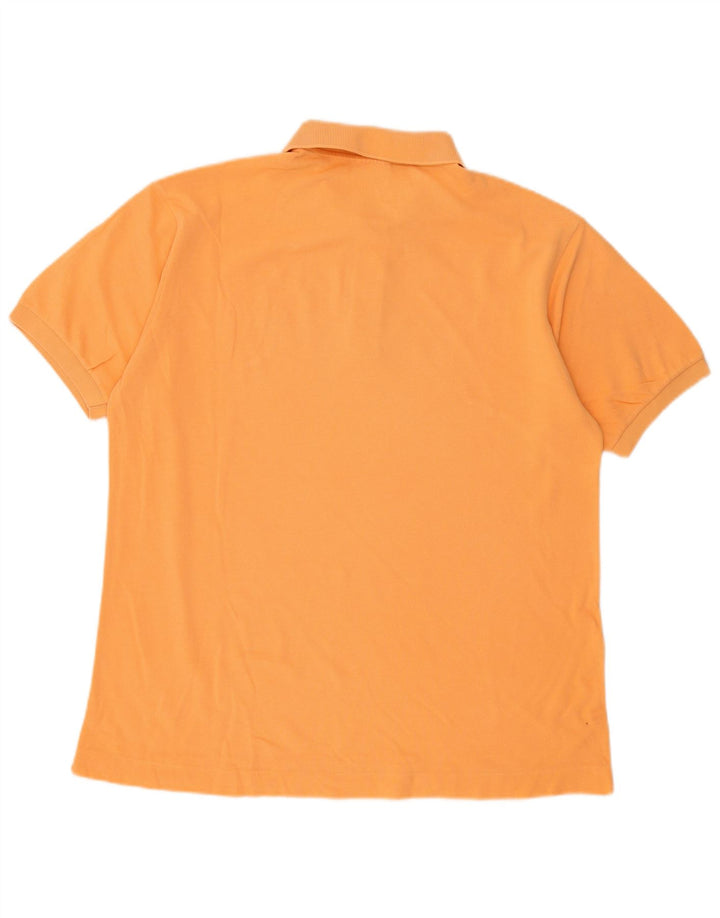Tricou polo LACOSTE pentru bărbați mărimea 5 mare bumbac portocaliu