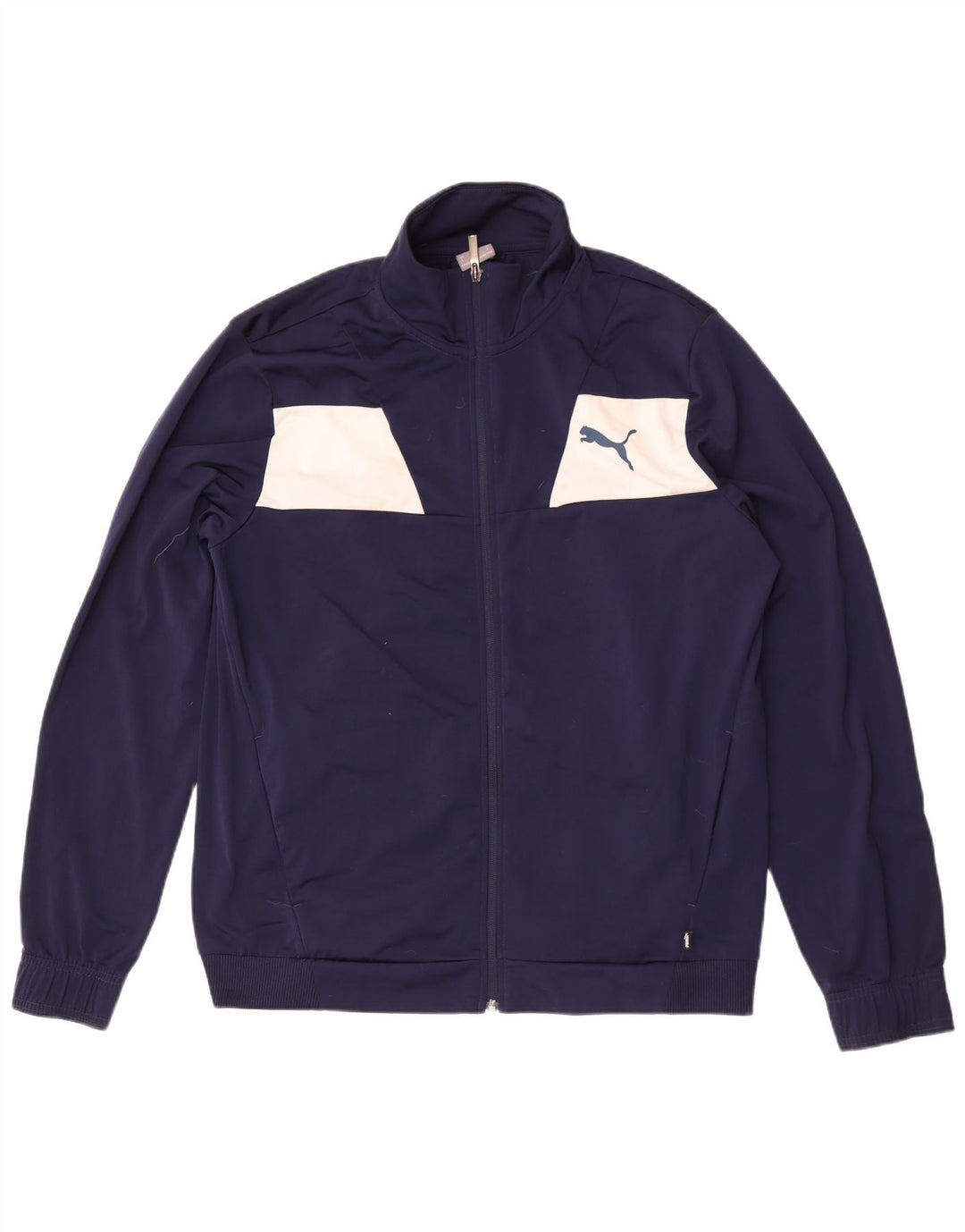 Jachetă de trening pentru bărbați Puma, mare, albastru, poliester color bloc