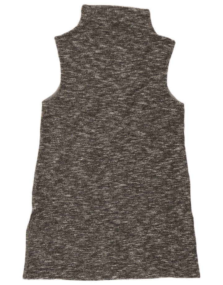 Rochie fără mâneci Benetton pentru femei UK 8 Small Gri Pete