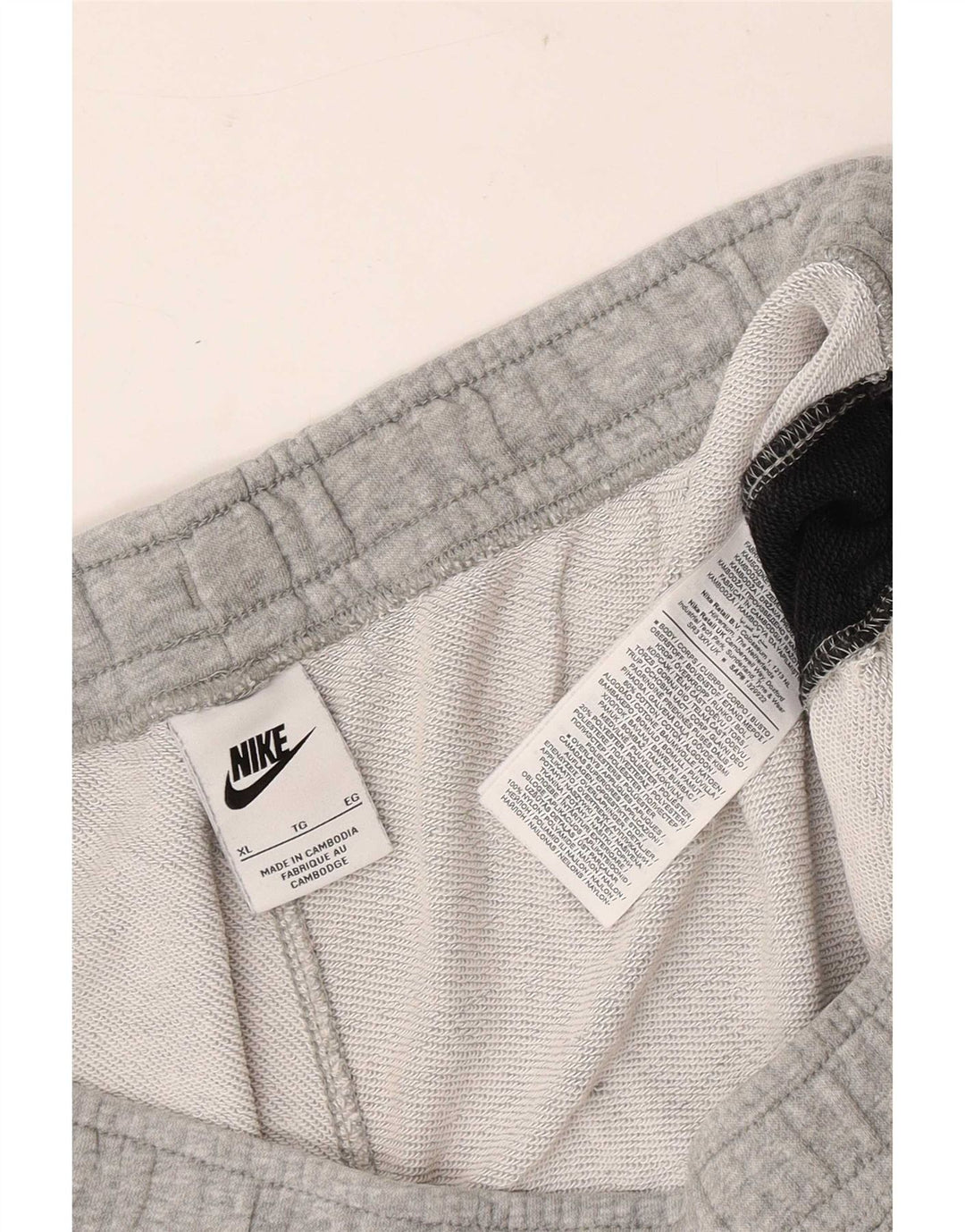 Pantaloni scurți sport Nike pentru bărbați XL bumbac gri