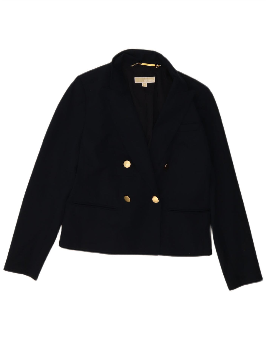 Jachetă pentru femei MICHAEL KORS Blazer dublu piept US 8 Medium Bleumarin