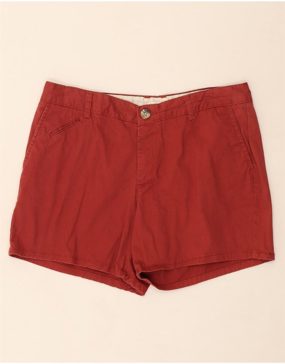 DOCKERS Womens Chino Shorts US 12 Large W34  Red Cotton Vintage Dockers and Second-Hand Dockers from Messina Hembry 