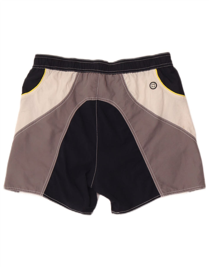 Pantaloni scurți de înot grafic Colmar pentru bărbați IT 50 largi, gri, poliester color bloc