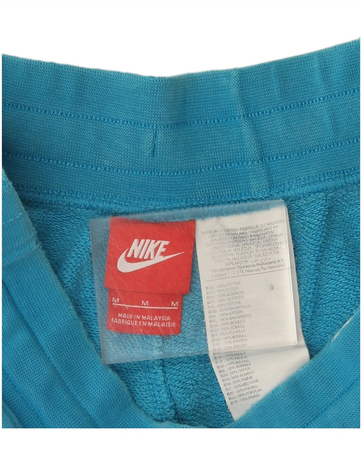 Pantaloni scurți sport grafic Nike pentru bărbați, bumbac albastru mediu
