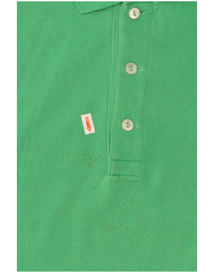 Tricou polo pentru bărbați LACOSTE Mărimea 3 Bumbac verde mic