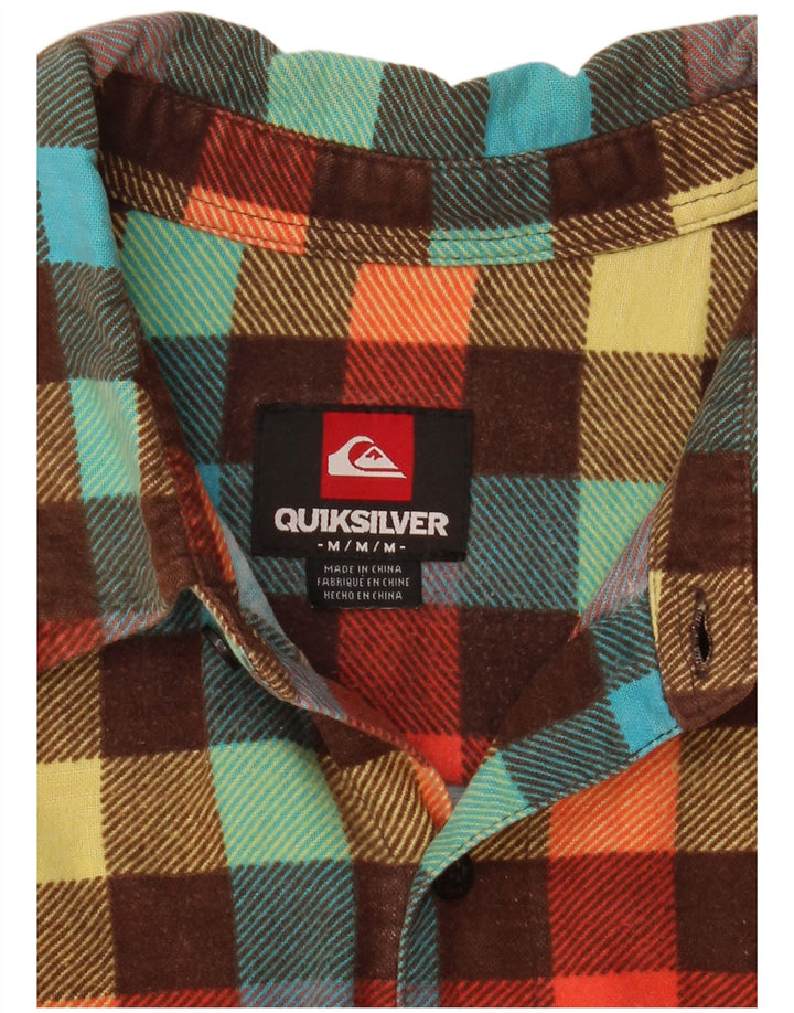 Cămașă de flanel pentru bărbați Quiksilver, carouri medii multicolore