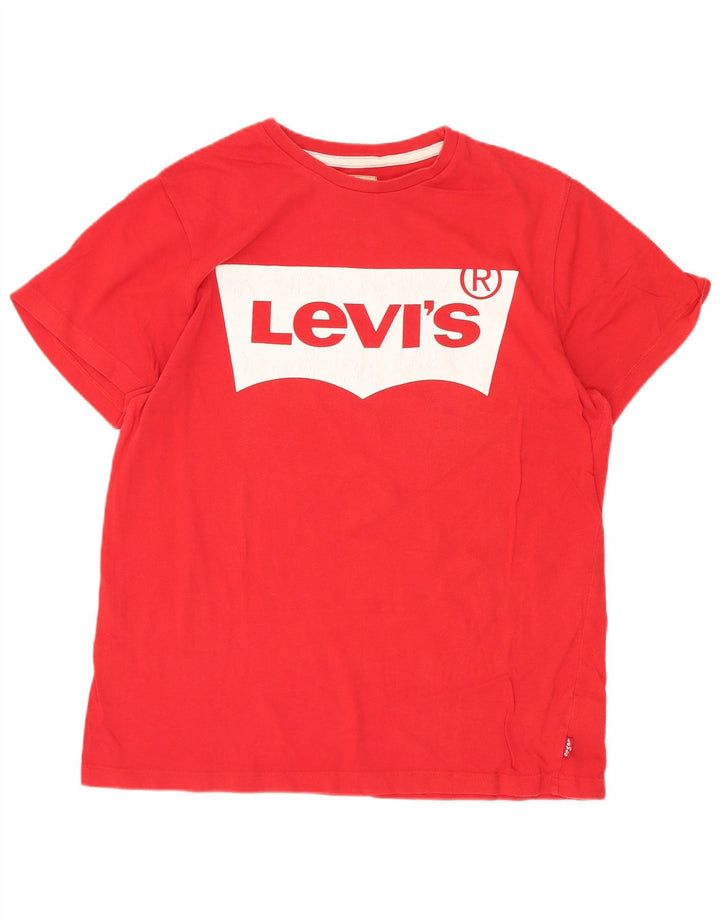 Tricou grafic pentru băieți Levi's Top 15-16 ani roșu