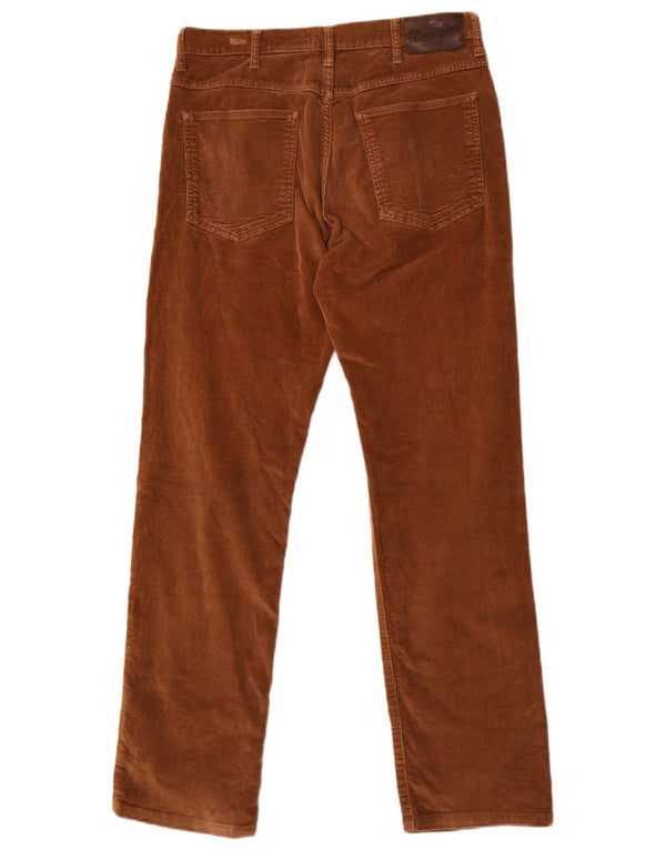 Pantaloni drepti din velur Wrangler pentru bărbați Arizona W32 L32 bumbac maro