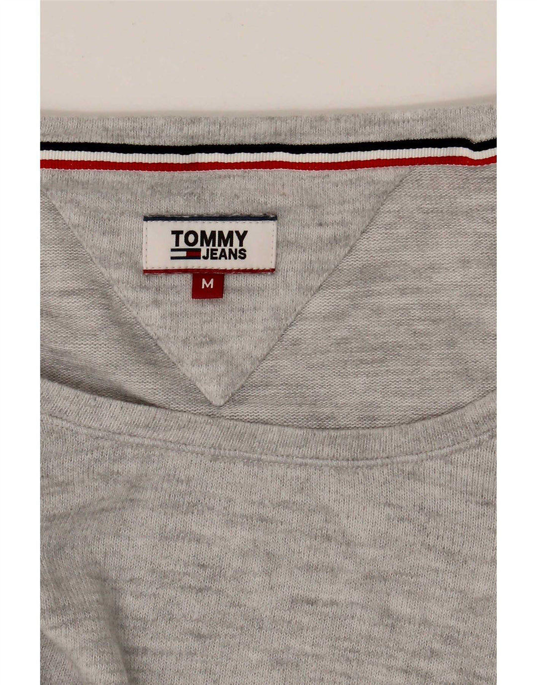 Top pentru femei Tommy Hilfiger cu mânecă lungă UK 12 Medium Gri Flecked