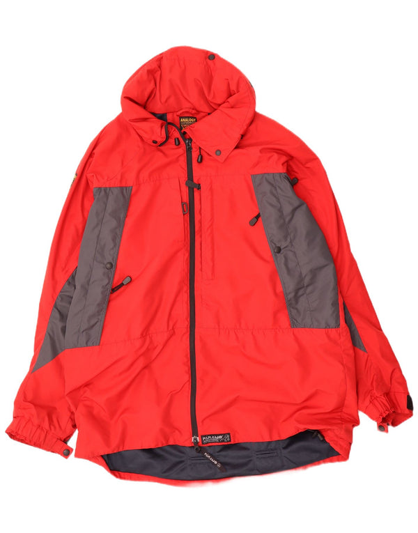 Jachetă de schi cu glugă Paramo Nikwax Analogy pentru femei UK 18 XL, roșu, bloc de culoare