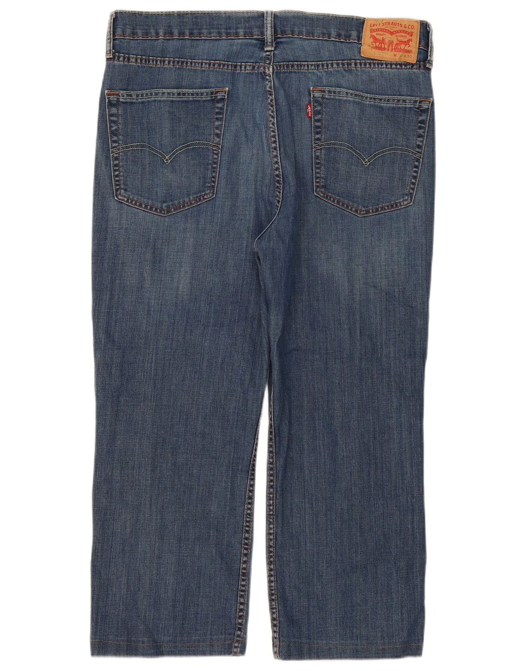 Blugi Capri pentru femei Levi's W36 L23 Bumbac albastru