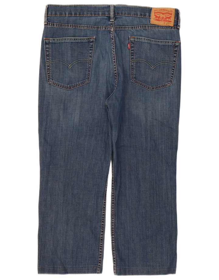 Blugi Capri pentru femei Levi's W36 L23 Bumbac albastru