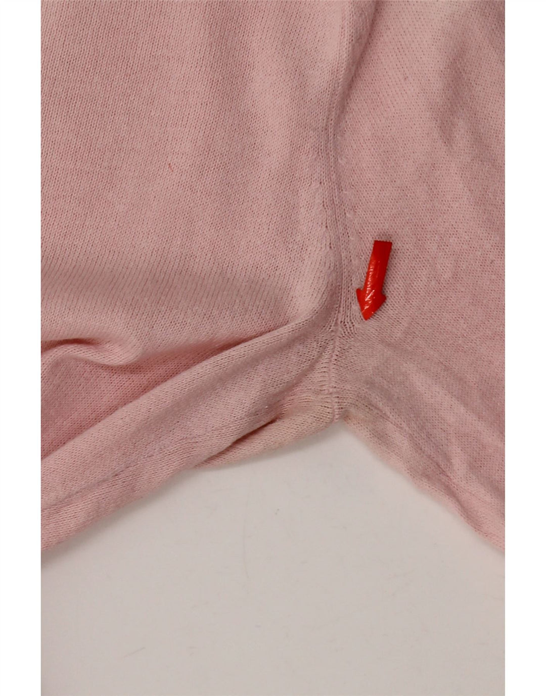 Pulover cu decolteu în V Tommy Hilfiger pentru femei UK 12 Roz mediu