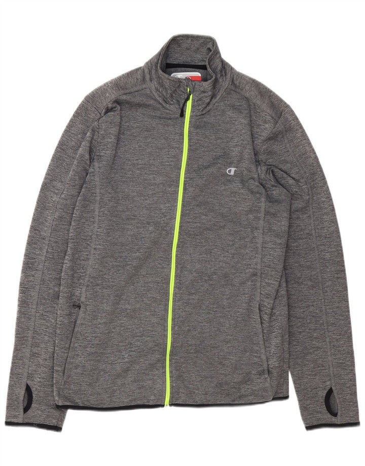 Jachetă de top pentru trening pentru bărbați Champion, mare, gri poliester cu pături