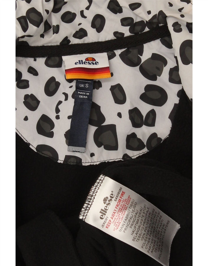 Jachetă polară pentru bărbați Ellesse UK 36 Poliester cu imprimeu animal mic, negru