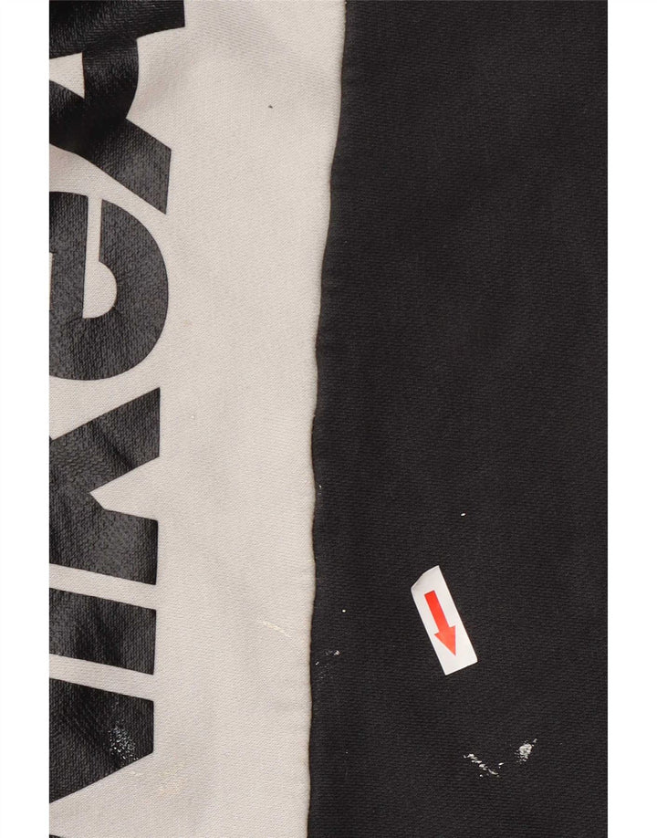 Hanorac grafic pentru bărbați Nike Pulover mediu negru, bumbac color bloc
