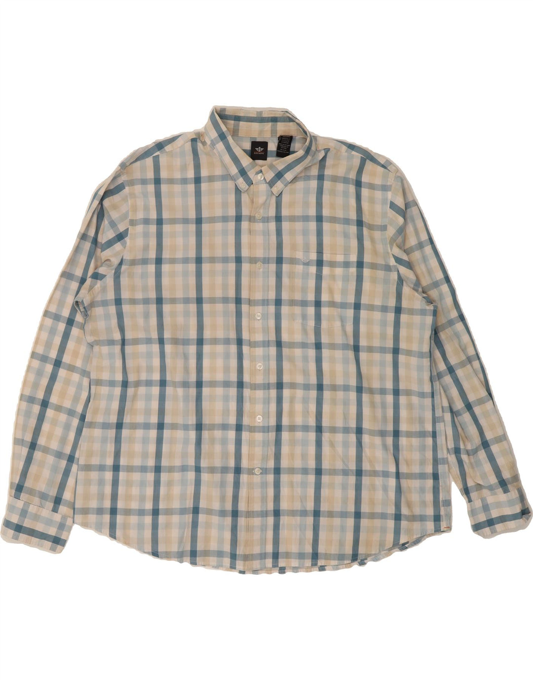 BRADDOCK Mens Shirt 2XL Multicoloured Check Cotton Vintage Braddock and Second-Hand Braddock from Messina Hembry 