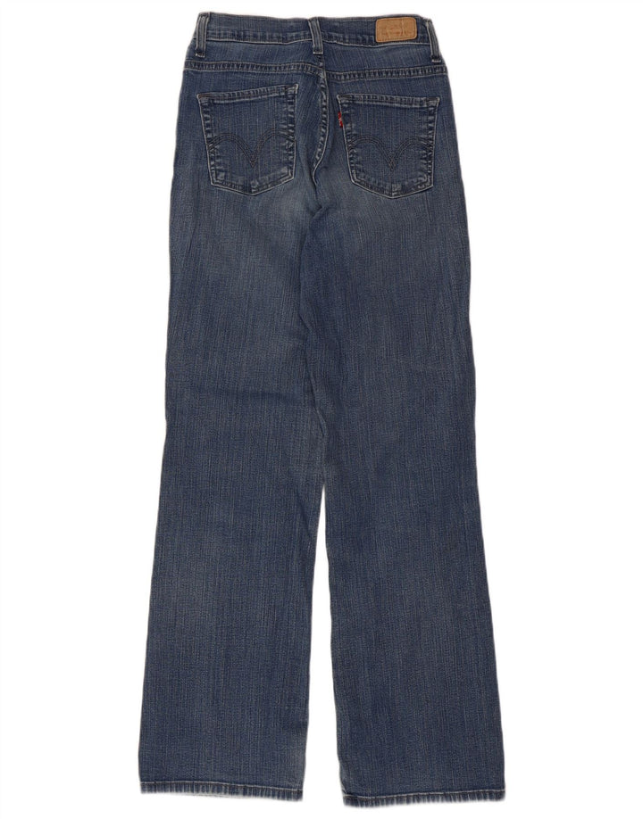 Blugi Levi's 512 Perfectly Slimming Bootcut W26 L30, bumbac albastru