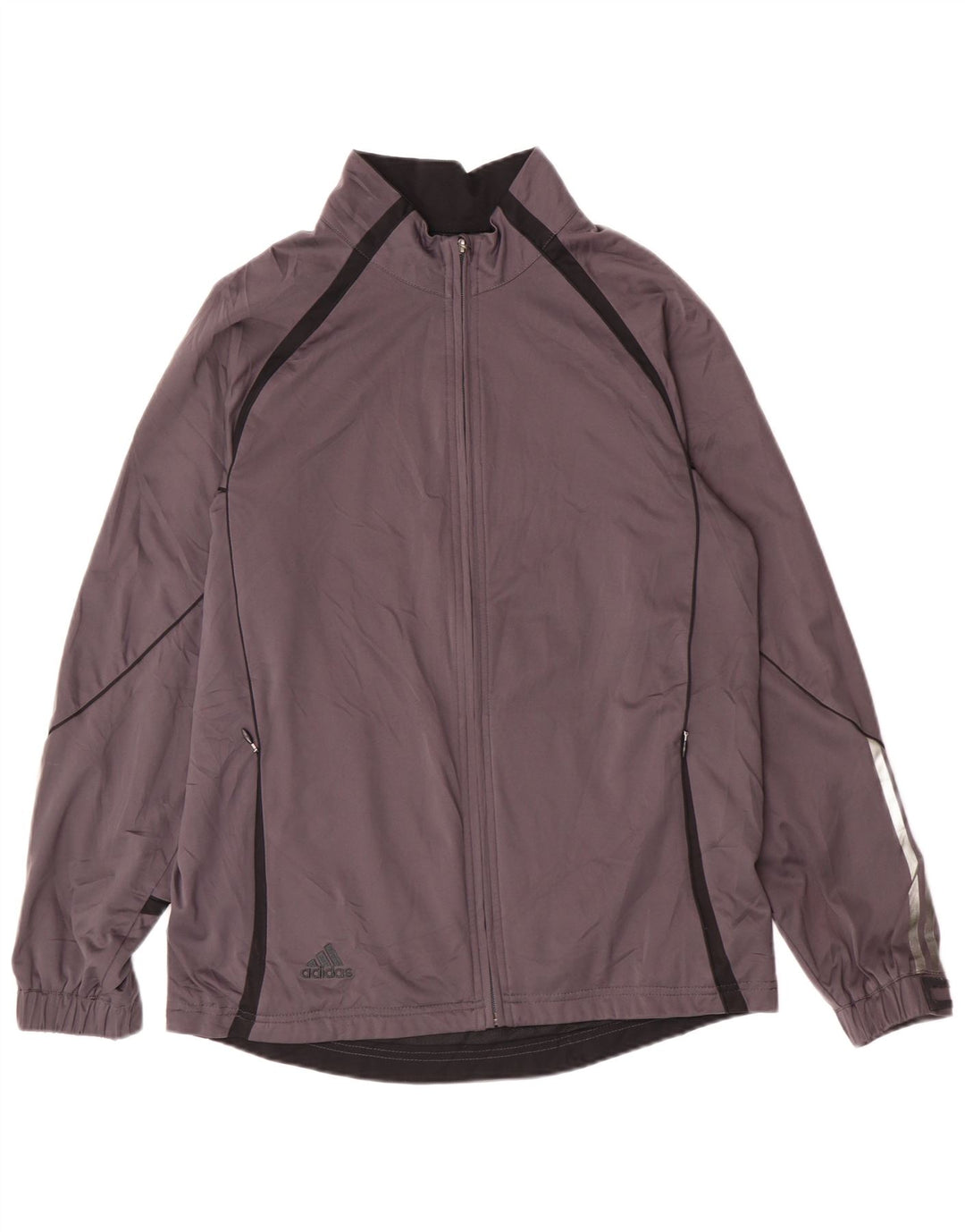 Jachetă de trening pentru bărbați Adidas, gri mediu, poliester sport