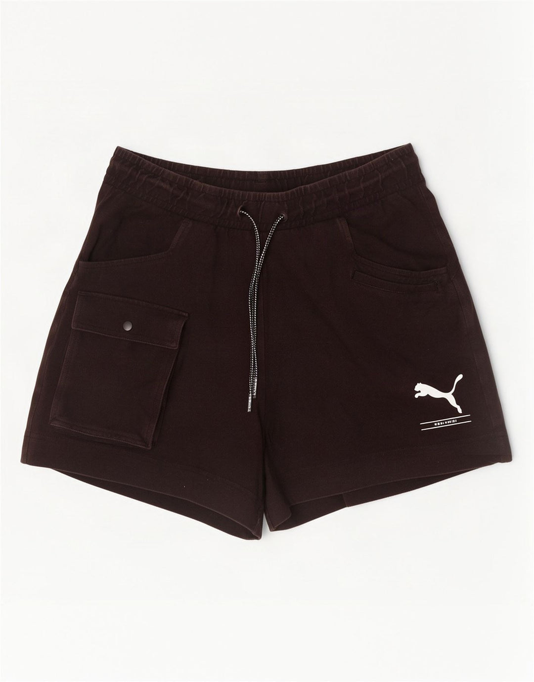Pantaloni scurți sport cargo Puma pentru bărbați, mici, negru
