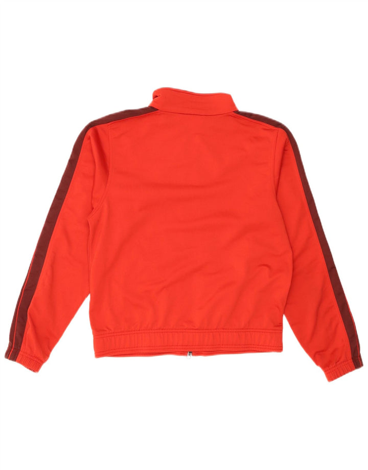 PUMA Womens Tracksuit Top Jacket UK 12 Medium  Red Colourblock Polyester