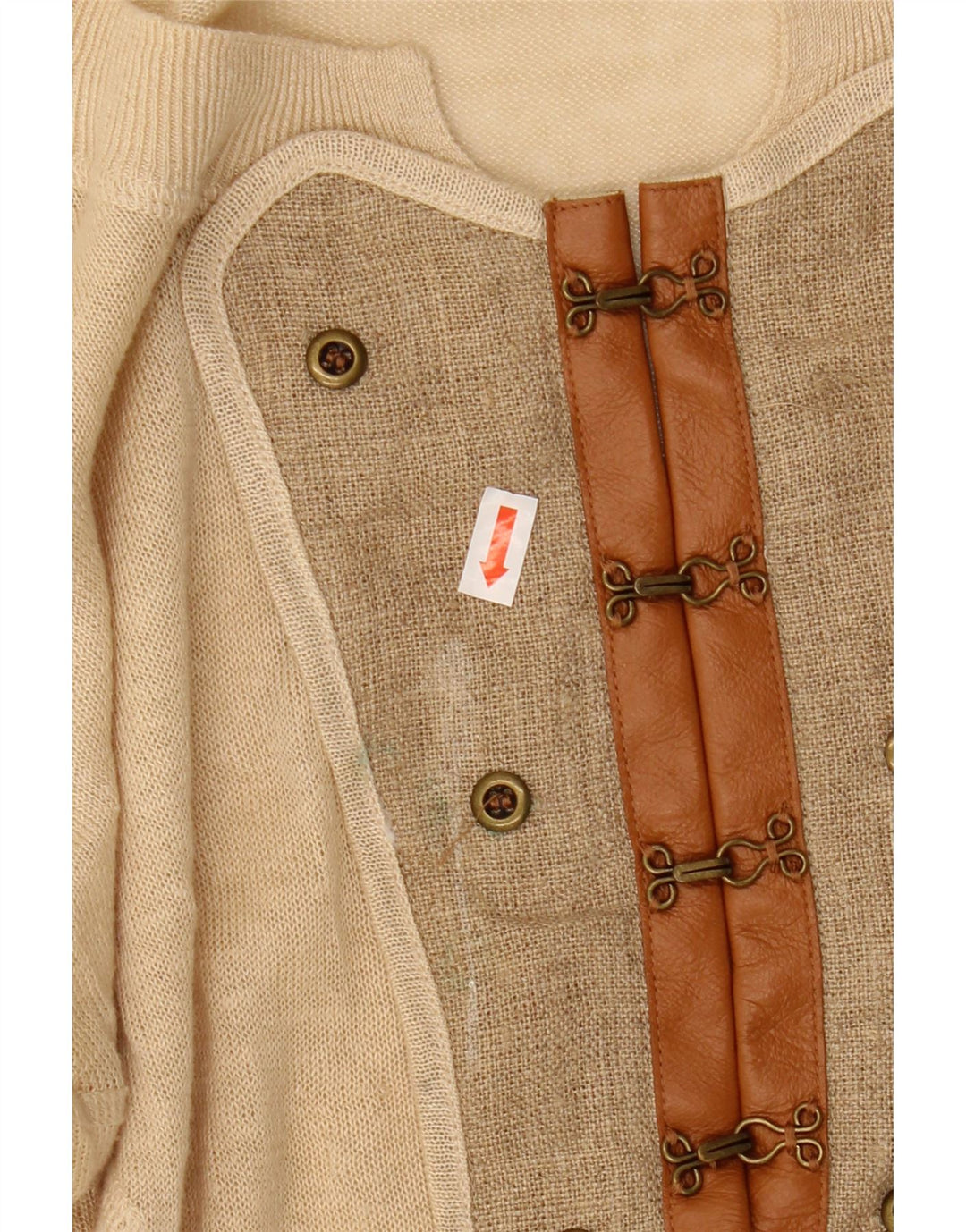 ALL SAINTS Pulover pentru damă cu gât de barcă UK 12 Medium Beige In