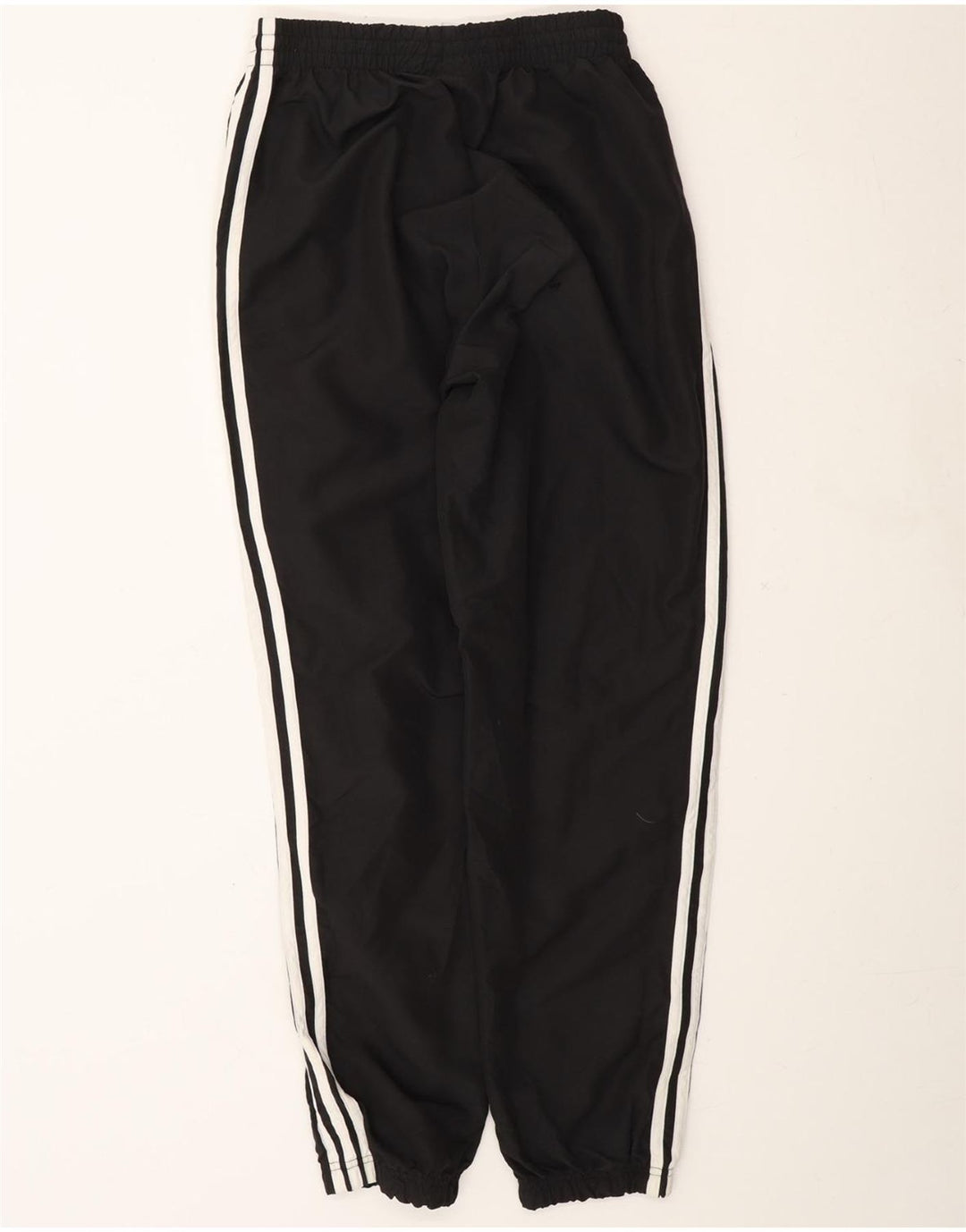ADIDAS Womens Tracksuit Trousers Joggers UK 10 Small Black Polyester Vintage Adidas and Second-Hand Adidas from Messina Hembry 
