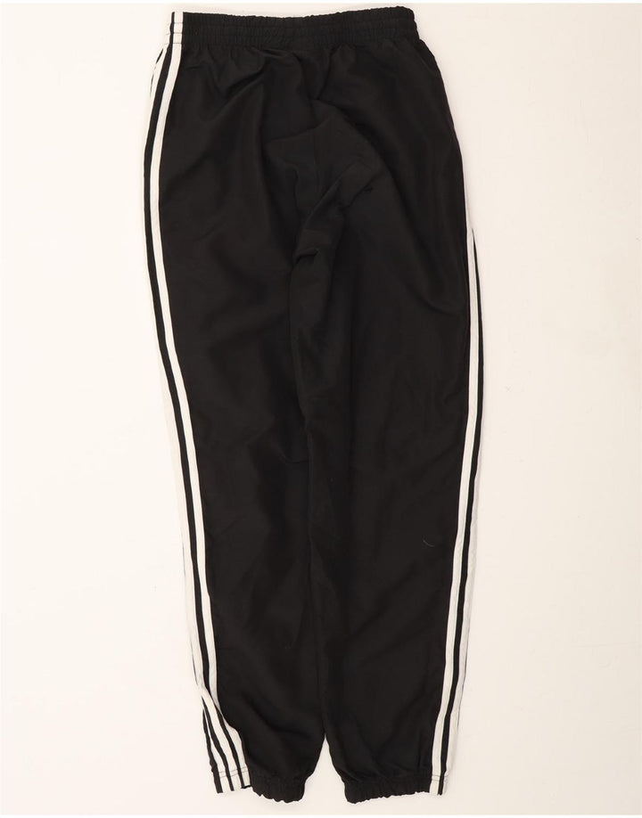 ADIDAS Womens Tracksuit Trousers Joggers UK 10 Small Black Polyester Vintage Adidas and Second-Hand Adidas from Messina Hembry 