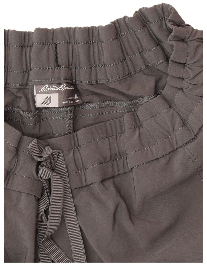 Eddie Bauer Pantaloni cargo crop pentru femei Mediu L30 L24 Poliester gri