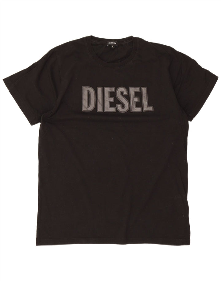 Tricou grafic pentru bărbați Diesel Top XL Negru
