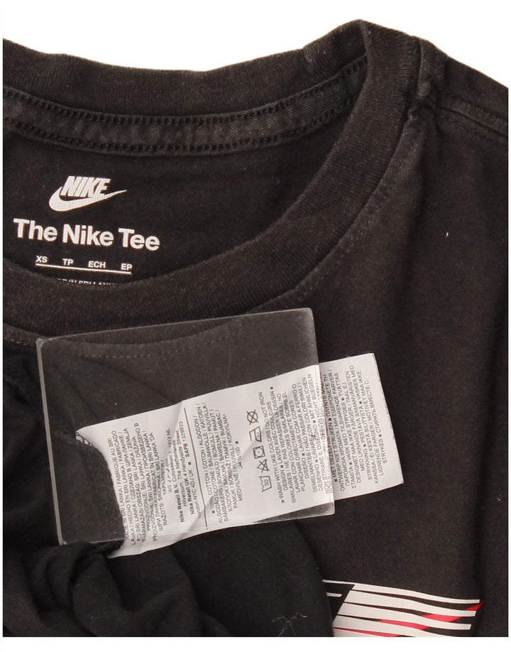 Tricou grafic pentru bărbați Nike Top XS Bumbac negru