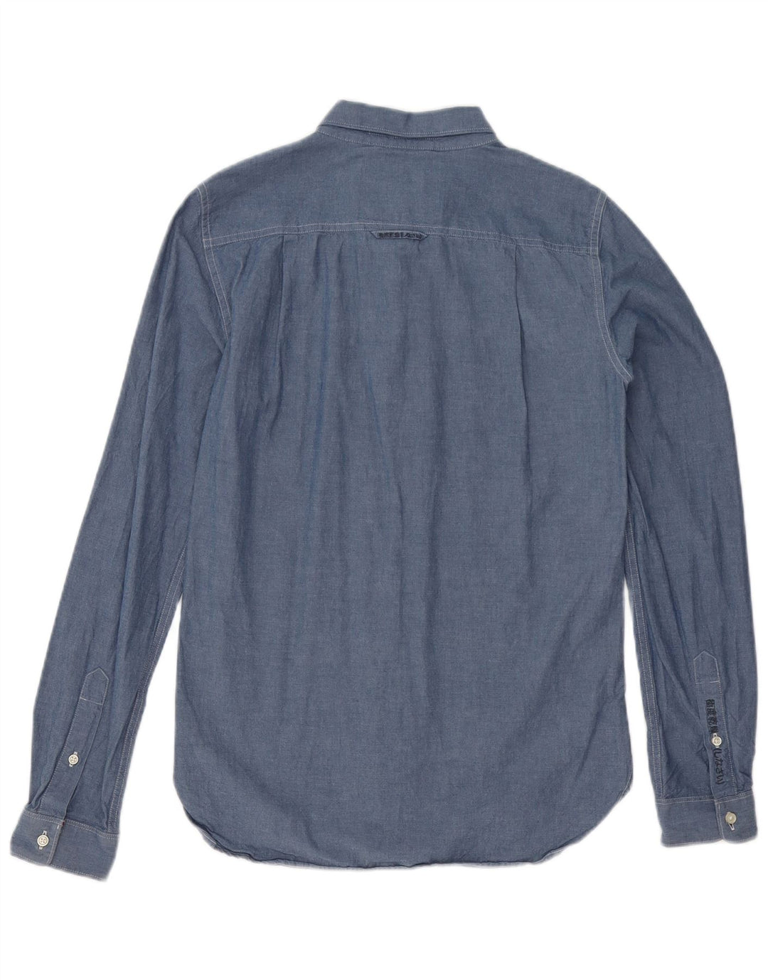 Cămașă pentru bărbați Superdry Bumbac albastru mic