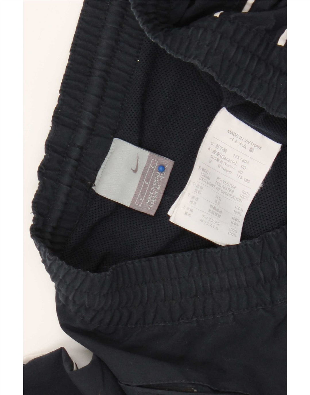 Pantaloni de trening Nike pentru bărbați cu grafică, mari, albastru, poliester
