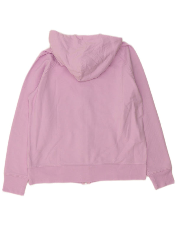 Gap Pulover cu capota cu fermoar cu grafic pentru femei UK 16 Bumbac mov mare